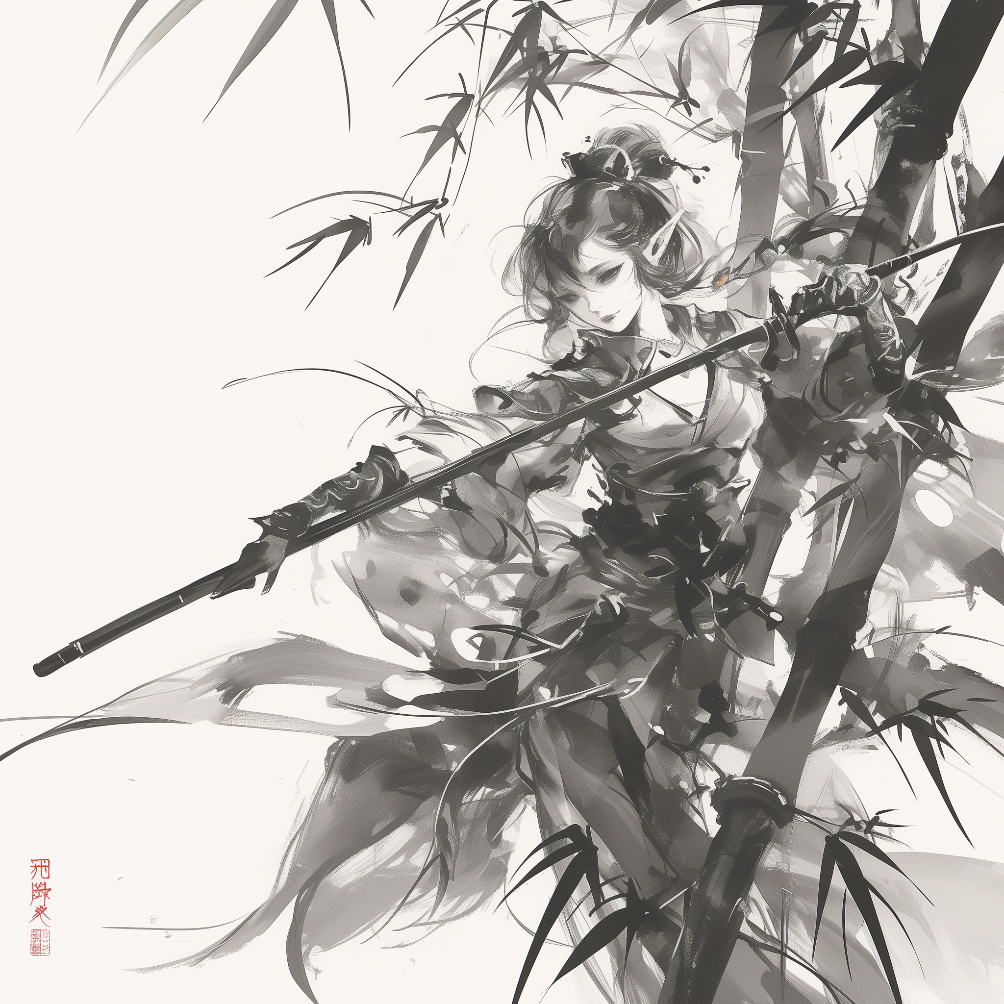 bibichwi_Ink_painting_brush_painting_elf_girl_dancing_sword_dan_0b992417-efff-4119-b38a-03c7eac01956.png